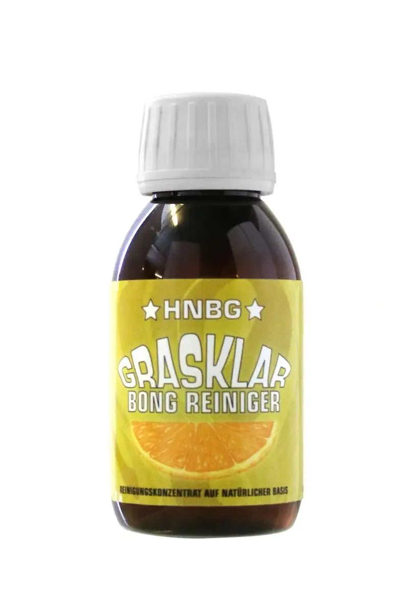 GRASKLAR Bong Reiniger 100ml – Hochkonzentrierter Wasserpfeifen-Reiniger mit Citrus-Power, entfernt Schmutz & Gerüche