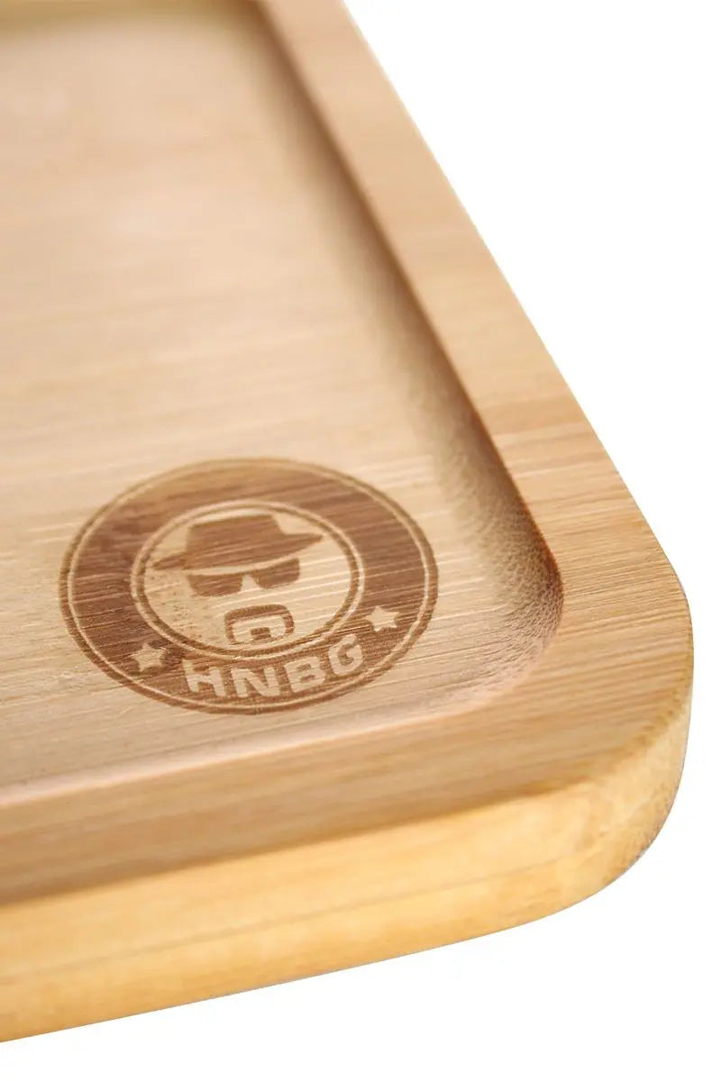 Heisenberg Bambus Rolling Tray – Drehunterlage in 4 Größen (22–36 cm)