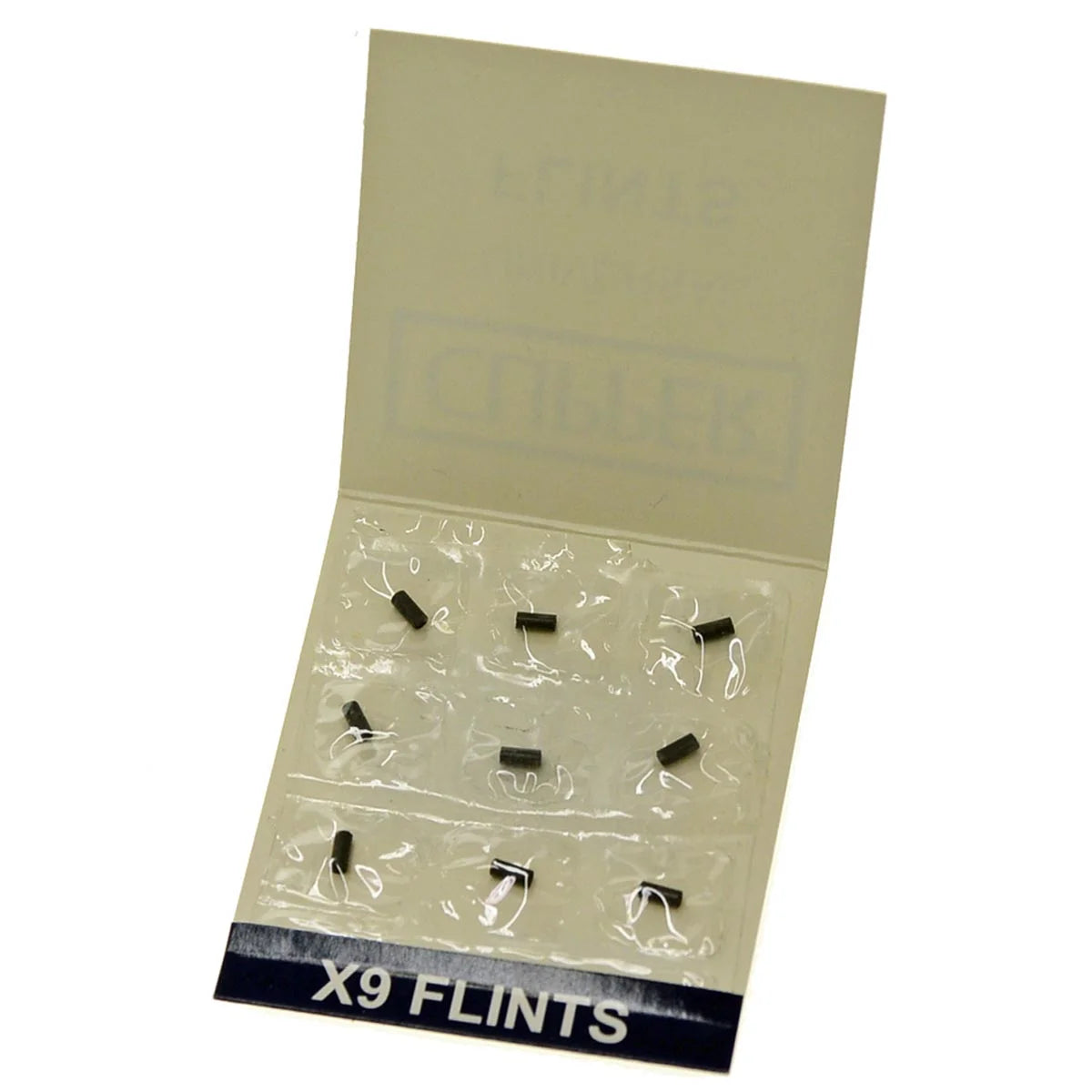 Clipper Feuersteine 9er Pack – Original Ersatzsteine für Clipper Feuerzeuge | Universal Flints