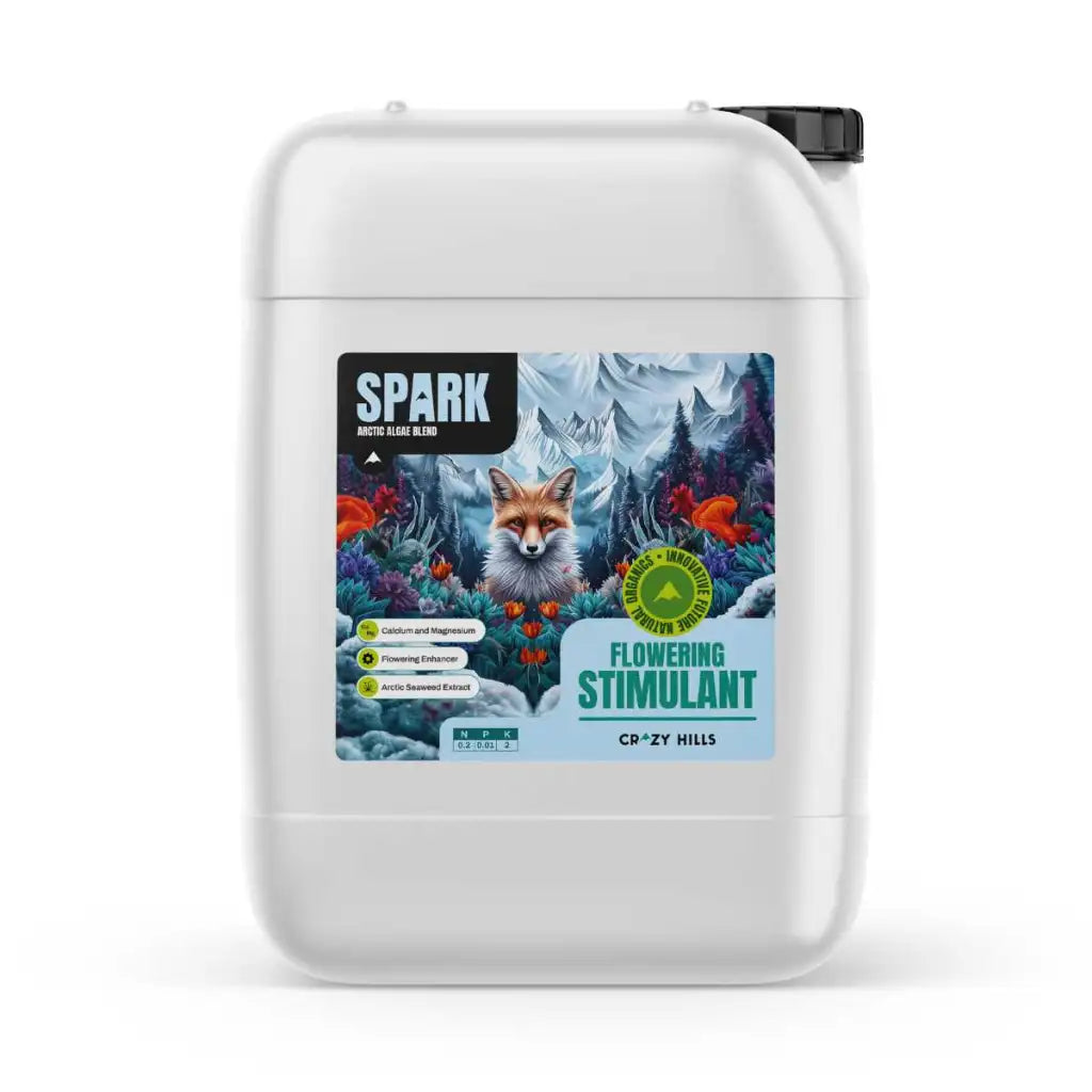 Crazy Hills Spark Blütestimulator | Algenextrakt Dünger für Blüte & Aroma | 1L & 5L Varianten