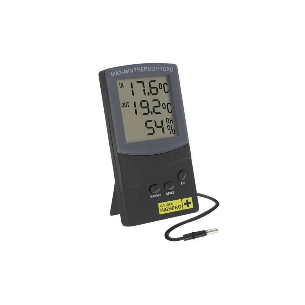 HYGROTHERMO MEDIUM | Thermometer-Hygrometer | 2 Messpunkte | digital | Garden Highpro