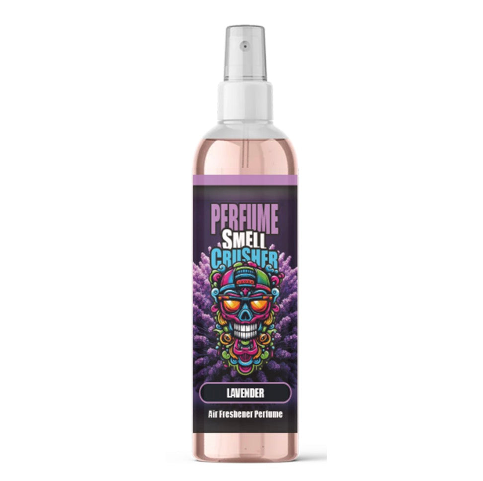 SmellCrusher Raumspray 75 ml – 4 Sorten: Lavender, Cherry, Breeze, Black – Starker Premium Duft