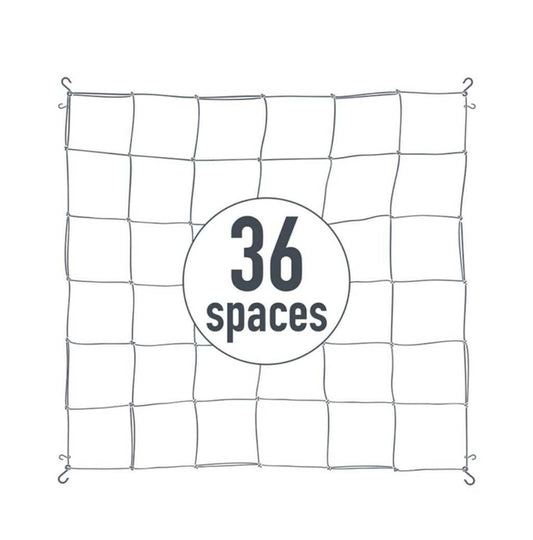 Pronet Ranknetz 60x60–120x120 cm | Pflanzennetz SCROG Netz | Rankhilfe für Growbox, Balkon & Garten | 36 Felder