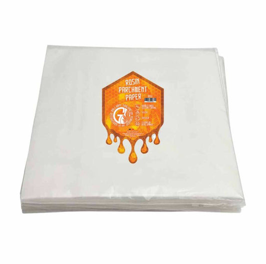 Graveda Press Pergamentpapier 30x30cm | 52gsm | Beidseitig Silikonbeschichtet | Antihaft, Reißfest, Hitzebeständig