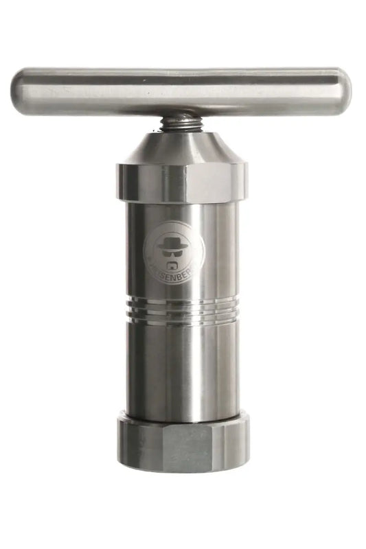 Heisenberg Pollenpresse aus Edelstahl – Robuste Pressform für Pflanzenreste & Pollen