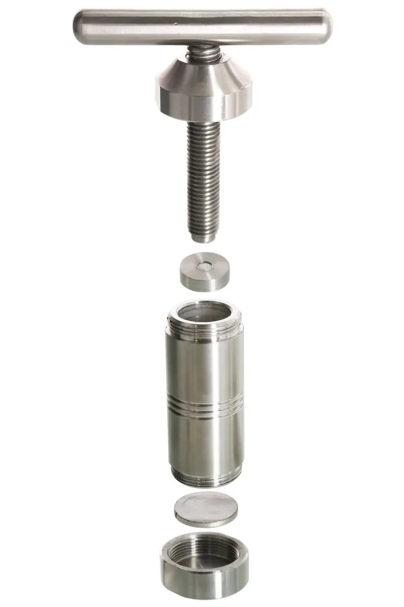 Heisenberg Pollenpresse aus Edelstahl – Robuste Pressform für Pflanzenreste & Pollen