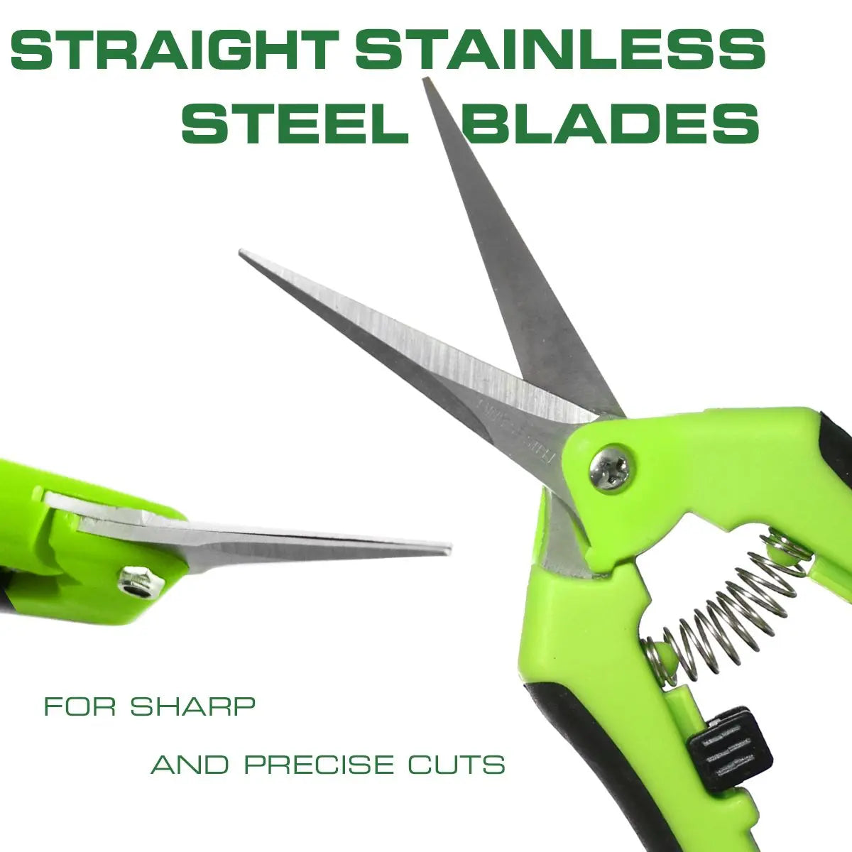 Profi Ernteschere mit gerader Klinge – Präzisionsschere für Pflanzen, Kräuter & Feinschnitt