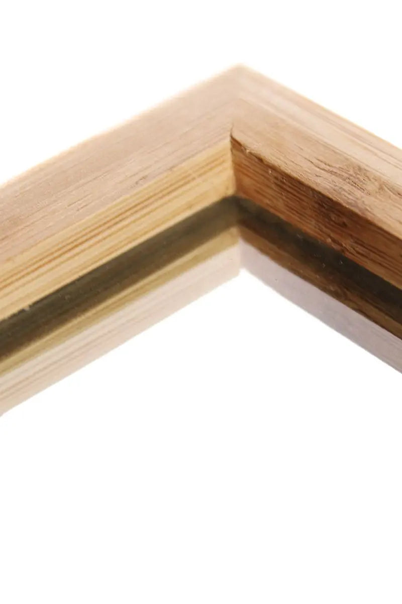 HNBG Siebbox aus Bambus – 3-lagige Pollenbox mit Sieb und Spiegelboden (15,5 × 9 × 6 cm)