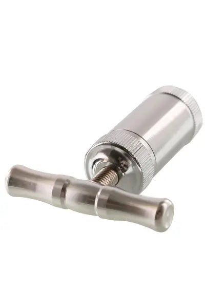 Honeypuff Pollenpresse Edelstahl – stabile Kräuter- & Pollenpresse | Metall Presswerkzeug 8,5 cm