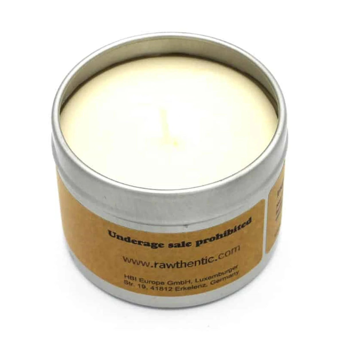 RAW Hemp Oil Candle Duftkerze – natürliche Hanföl Aromakerze mit Vanille & Terpenen