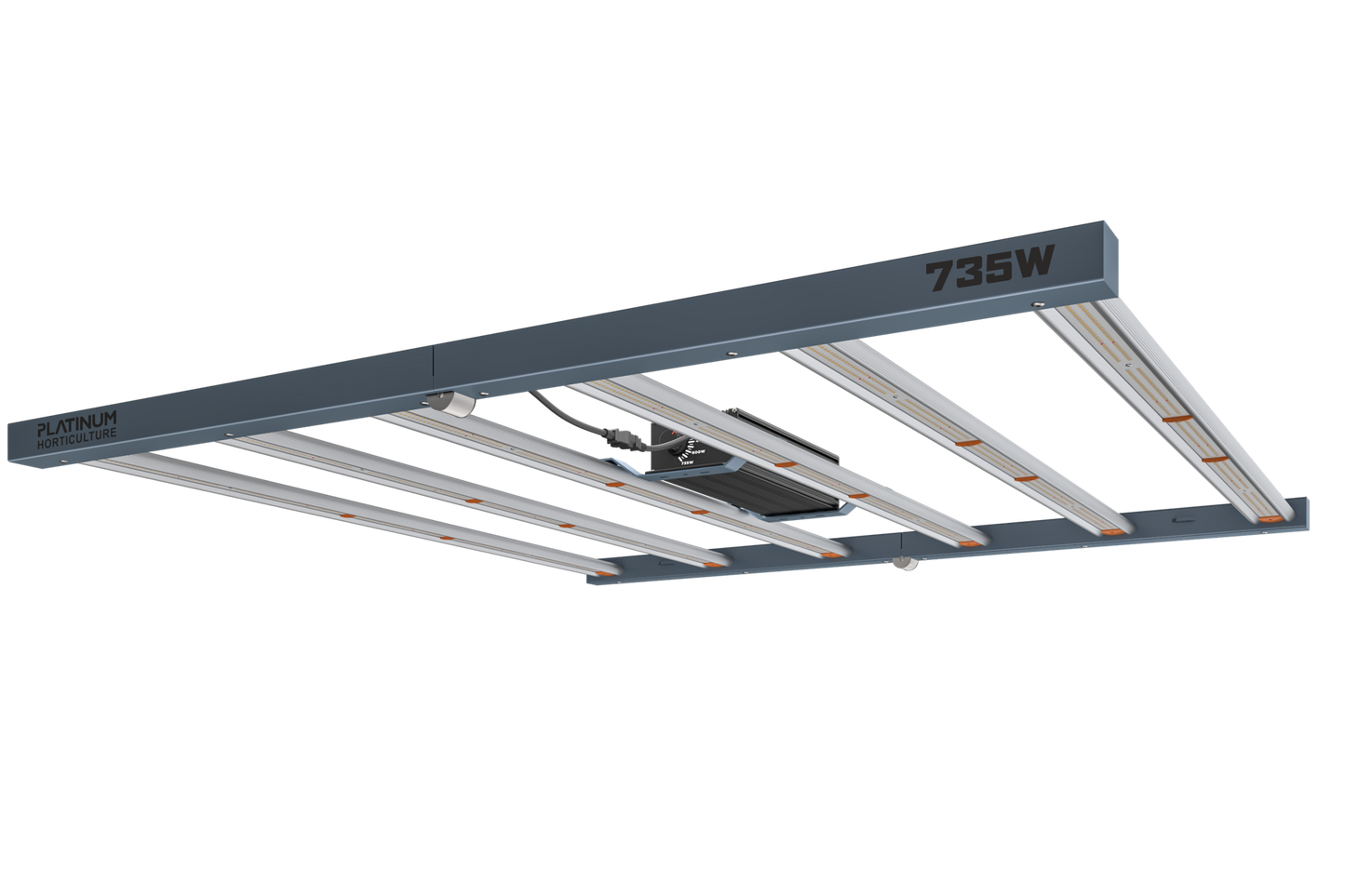 King LED PL 735W Grow Lampe – 735 W Full Spectrum LED mit Vorschaltgerät | 2131 µmol/s | Profi Pflanzenbeleuchtung