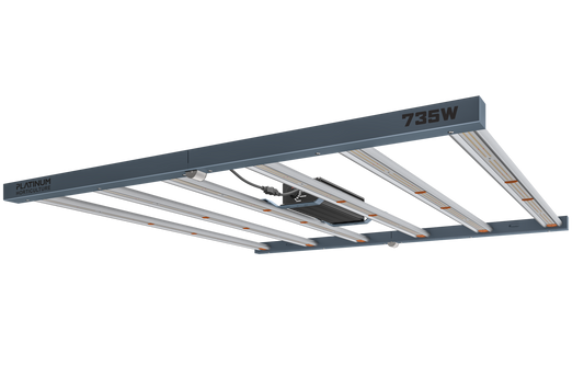 King LED PL 735W Grow Lampe – 735 W Full Spectrum LED mit Vorschaltgerät | 2131 µmol/s | Profi Pflanzenbeleuchtung