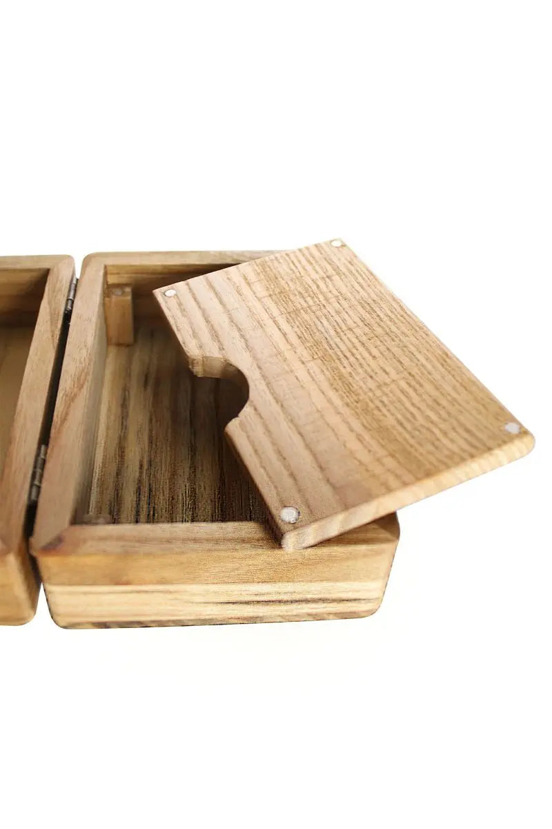 Lary Holz Drehbox – Personalisierbare Rolling Box für Papers, Tips & Zubehör