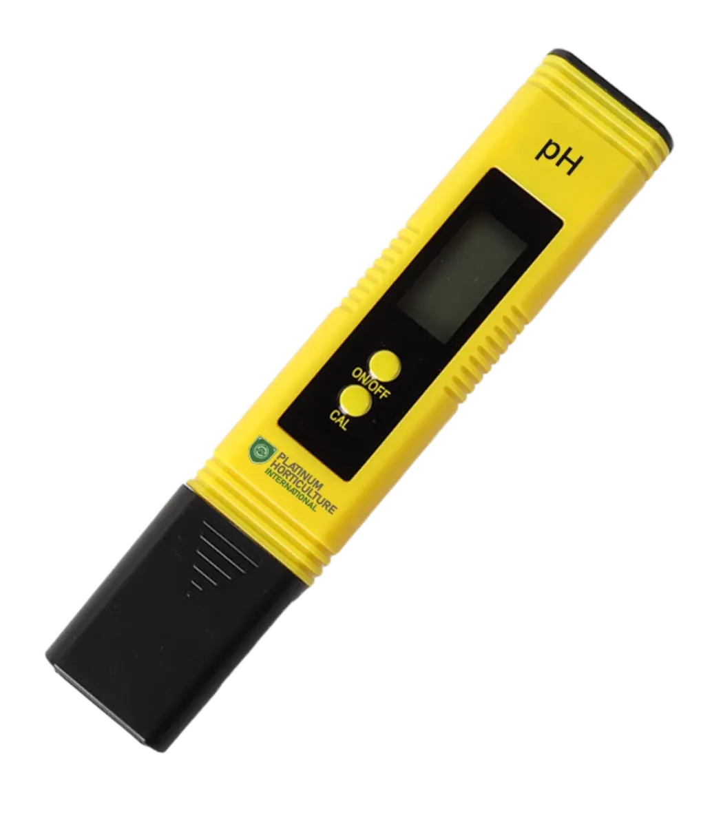 Platinum Horticulture pH Pen Kompaktes pH Messgerät fuer Grow und Hydroponik