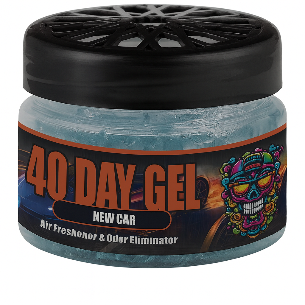 Smell Crusher 40 Days Gel 100ml – Geruchsneutralisierer Gel – New Car Lavender Cherry Breeze