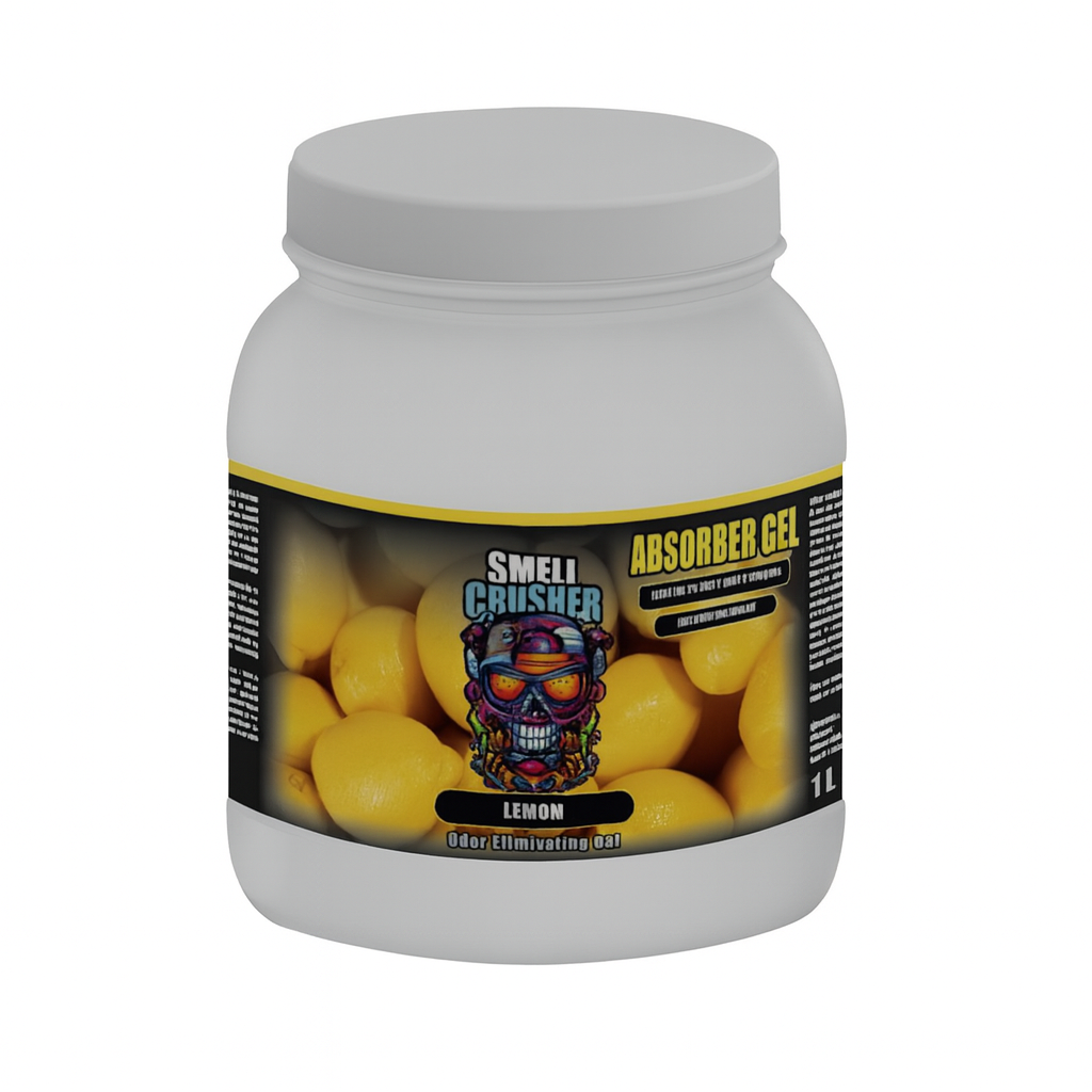 Smell Crusher Gel Lemon Orange 1L 5L Geruchsvernichter Air Freshener Odor Eliminator Raumduft Geruchsentferner