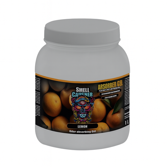 Smell Crusher Gel Lemon Orange 1L 5L Geruchsvernichter Air Freshener Odor Eliminator Raumduft Geruchsentferner
