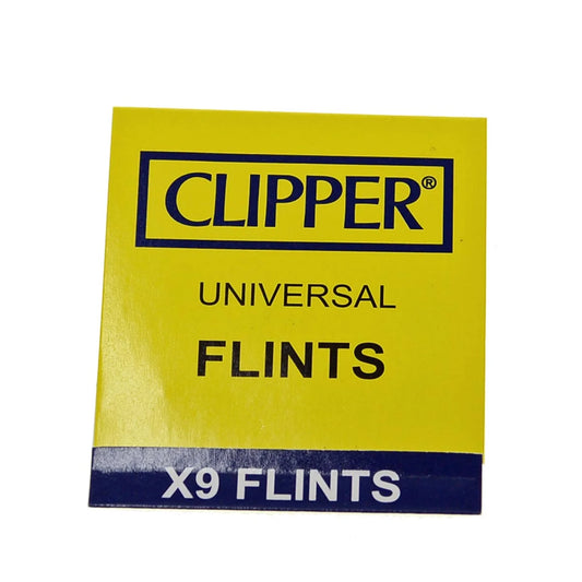 Clipper Feuersteine 9er Pack – Original Ersatzsteine für Clipper Feuerzeuge | Universal Flints