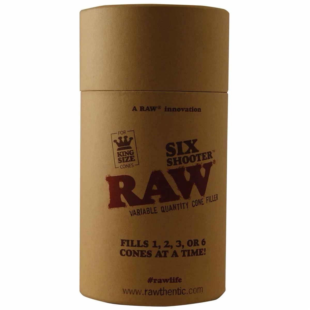 RAW Six Shooter Cone Filler | King Size Joint Stopfer | 1–6 Cones gleichzeitig