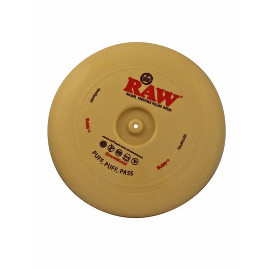 RAW Puff Puff Pass Frisbee – Wurfscheibe mit Cone Halter
