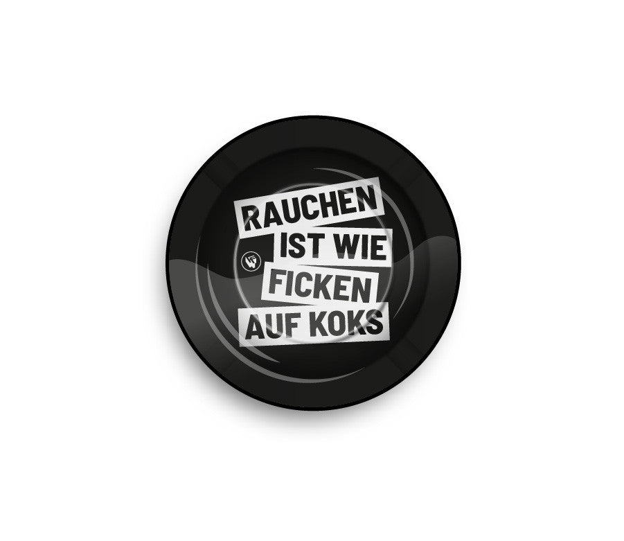 FIRE-FLOW™ Metall Aschenbecher Ø135mm – Rund & Flach – Mehrere Designs zur Auswahl – Rauch Zubehör Tisch Ascher 13,5 cm