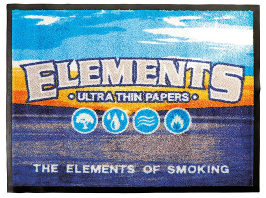 Elements Fußmatte 80 × 60 cm – Rutschfeste Schmutzfangmatte | Original Elements Door Mat